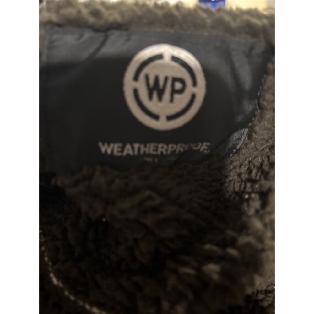 XXL Weatherproof Flannel Fleece Lined Jacket Brown Tan Plaid Button Up Pockets - Picture 8 of 13